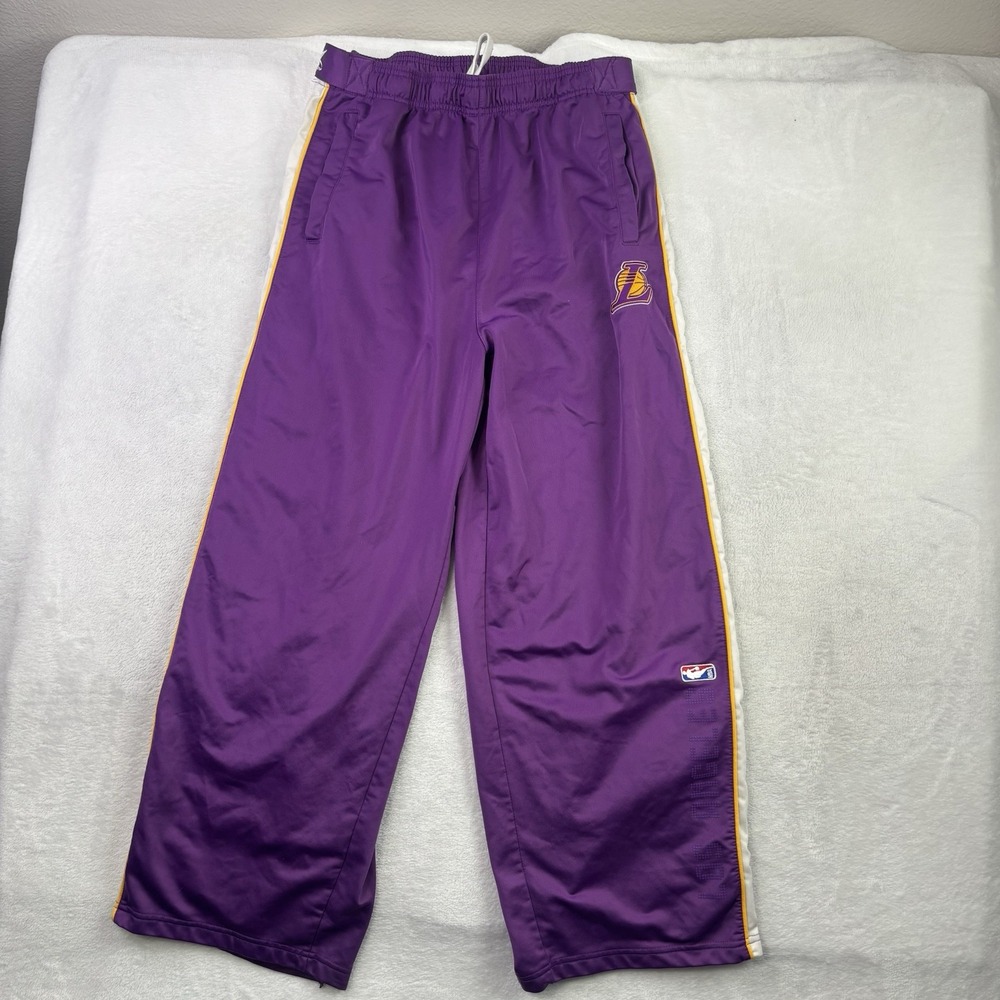 VTG Zipway Los Angeles Lakers Purple Sweatpants Activewear Athletic Men's Large